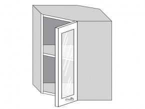 1.60.3у Шкаф настенный (h=720) угловой на 600мм со стекл. дверцей в Тарко-Сале - tarko-sale.магазин96.com | фото