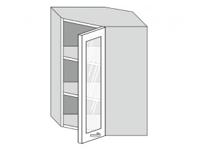 19.60.3у Шкаф настенный (h=913) угловой на 600мм со стекл. дверцей в Тарко-Сале - tarko-sale.магазин96.com | фото