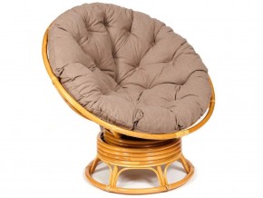 Кресло-качалка Papasan w 23/01 B с подушкой Honey, экошерсть Коричневый в Тарко-Сале - tarko-sale.магазин96.com | фото