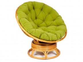 Кресло-качалка Papasan w 23/01 B с подушкой Honey, флок Олива в Тарко-Сале - tarko-sale.магазин96.com | фото