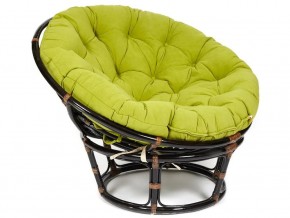 Кресло Papasan 23/01 W с подушкой Antique brown, флок Олива в Тарко-Сале - tarko-sale.магазин96.com | фото