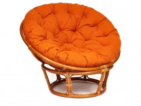 Кресло Papasan 23/01 W с подушкой Cognac, ткань Оранжевый в Тарко-Сале - tarko-sale.магазин96.com | фото