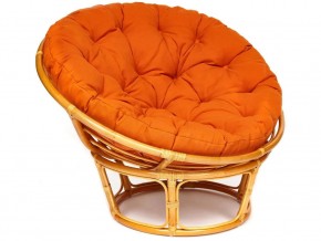 Кресло Papasan 23/01 W с подушкой Honey, ткань Оранжевый в Тарко-Сале - tarko-sale.магазин96.com | фото