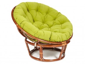 Кресло Papasan 23/01 W с подушкой Pecan, флок Олива в Тарко-Сале - tarko-sale.магазин96.com | фото