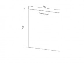 П 60 Комплект для посудомоечной машины 600 мм (цоколь + фасад) ЛДСП в Тарко-Сале - tarko-sale.магазин96.com | фото